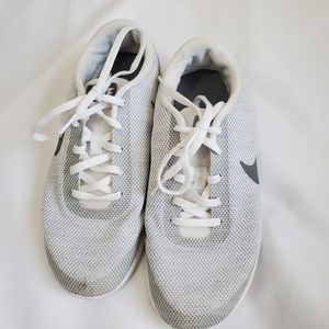 Nike Womens Nike Flex Experience Sz 7 Fabric Lace Up Running Sneaker